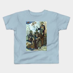 All Are But Stories - Edmund Dulac Kids T-Shirt